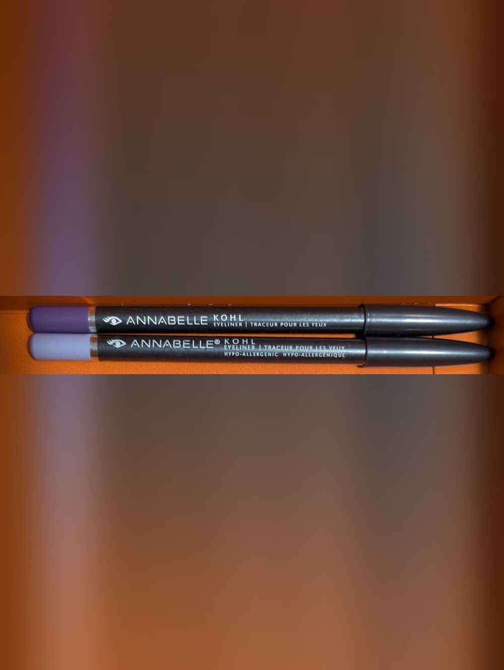 Annabelle Kohl Eyeliner Duo — Black & Lavender